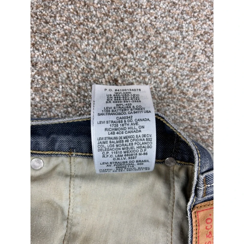 Levis 514 Straight Fit Jeans Mens 34x30 Blue Medium Wash Denim Pants